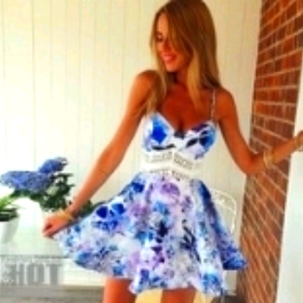 Stunning watercolour dress